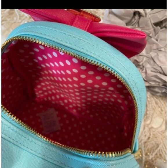 Loungefly Minnie Mouse Main Attraction Mad  Hatter Mini Backpack Disney NEW